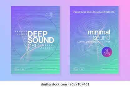 Dj Banner. Night Club Concert Graphic. Trance Invite. Electronic Audio Invitation. Green Fest Event. Blue Music Flyer. Techno Background. Violet Dj Banner