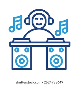Elemento De Ícone De Estande Dj Para Design