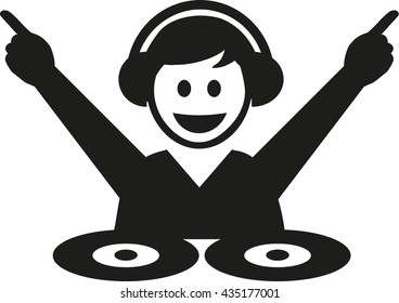 DJ cartoon