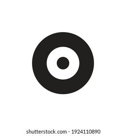 Dj Cd icon in vector. Logotype