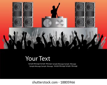 DJ Concert Vector Flyer