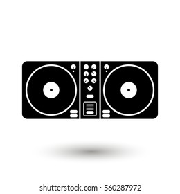 DJ console vector icon