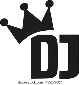 Dj Crown Stock Vector (Royalty Free) 435177007 | Shutterstock
