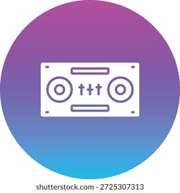 DJ Decks vector icon. Can be used for printing, mobile and web applications.