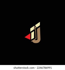 DJ  design template flat vector
