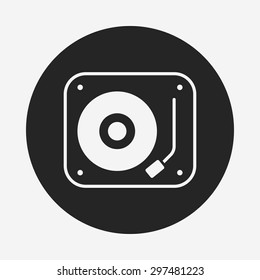 DJ disk icon