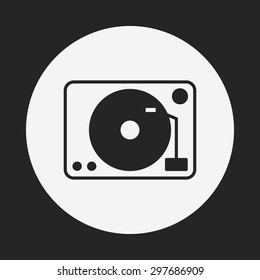 DJ disk icon