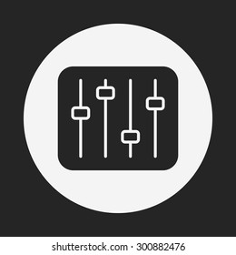 DJ disk icon