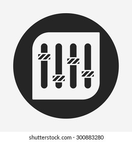 DJ disk icon