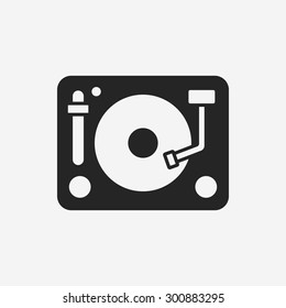 DJ disk icon