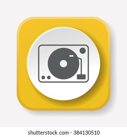 DJ disk icon