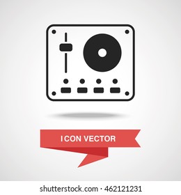 DJ disk icon