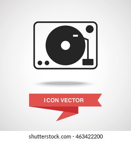 DJ disk icon