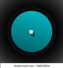 DJ electronic music party graphic design, vector illustration eps10