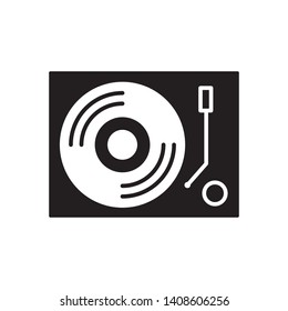 dj, entertainment icon vector template