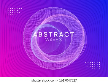 Dj event. Dynamic fluid shape and line. Minimal show banner design. Dj event neon flyer. Techno trance party. Electro dance music. Electronic sound. Club fest poster.