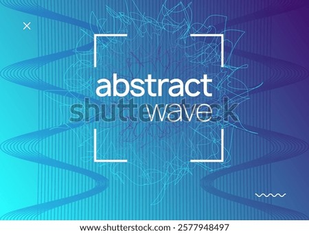 Dj Event. Electro Cover. Green Night Club Magazine. Blue Sound Set. Soundwave Beat Illustration. Techno Concert Graphic. Dance Design. Violet Dj Event