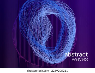Dj flyer. Bright discotheque invitation template. Dynamic fluid shape and line. Neon dj flyer. Electro dance music. Electronic sound event. Club fest poster. Techno trance party.