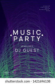 Dj flyer. Dynamic gradient shape and line. Modern discotheque banner concept. Neon dj flyer. Electro dance music. Electronic sound event. Club fest poster. Techno trance party.