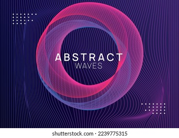 Dj flyer. Trendy show magazine concept. Dynamic fluid shape and line. Neon dj flyer. Electro dance music. Electronic sound event. Club fest poster. Techno trance party.