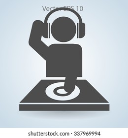 DJ headphones vector picture