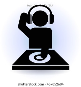 DJ headphones vector picture