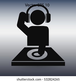 DJ headphones vector picture
