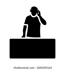 287 Dj Stencil Images, Stock Photos & Vectors 