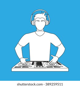 dj icon design 