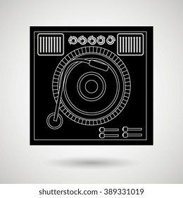 dj icon design 