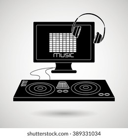 dj icon design 