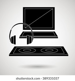 dj icon design 
