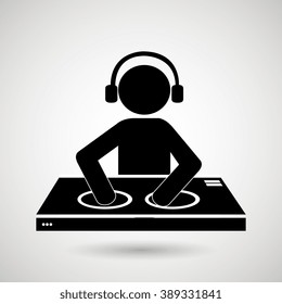 dj icon design 