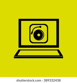 dj icon design 