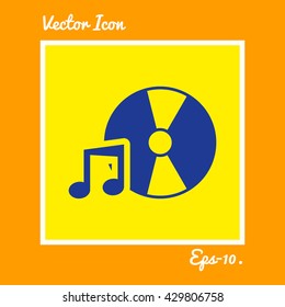 DJ Icon. Eps-10.
