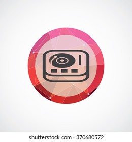 dj icon, on white background