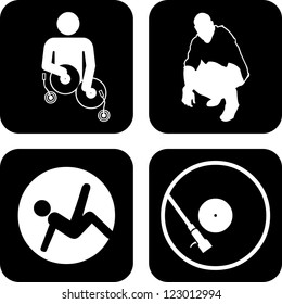  Dj icon set