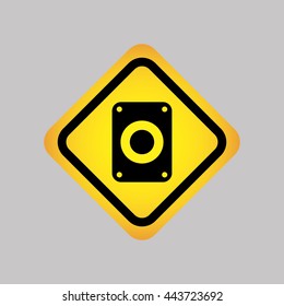 dj icon silhouette design 