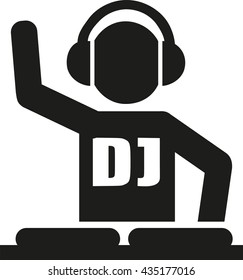 Dj Icon Turntables Stock Vector (Royalty Free) 435177016 | Shutterstock