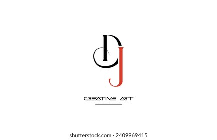 Abstraktes Logo für DJ, JD, D, J