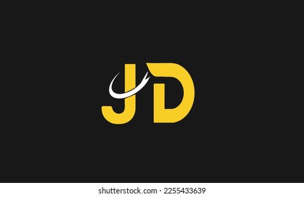 Erstmaliges Logo-Design des DJ JD Letter 