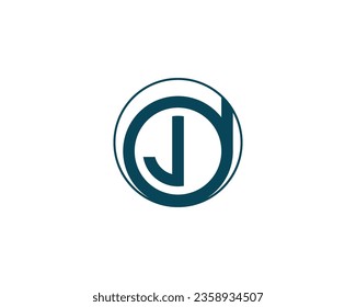 DJ JD Logo-Design, Vektorvorlage
