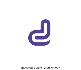 PLANTILLA de Vector de diseño de logotipo DJ JD