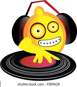 DJ Lemon in series of lemon vectors