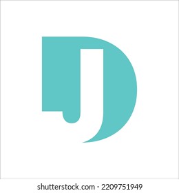 DJ logo design. Abstract DJ logo design