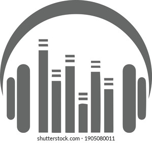 DJ logo Music initial logo desing