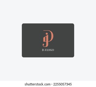 DJ Logo vector corporate logo theme