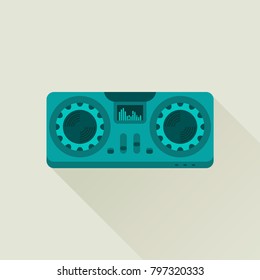 dj mixer vector icon