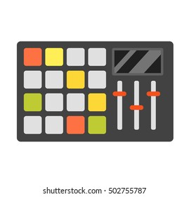 Dj music equipment and music mixer equipment