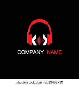Dj music logo , music logo .k dj letter logo , k letter logo 